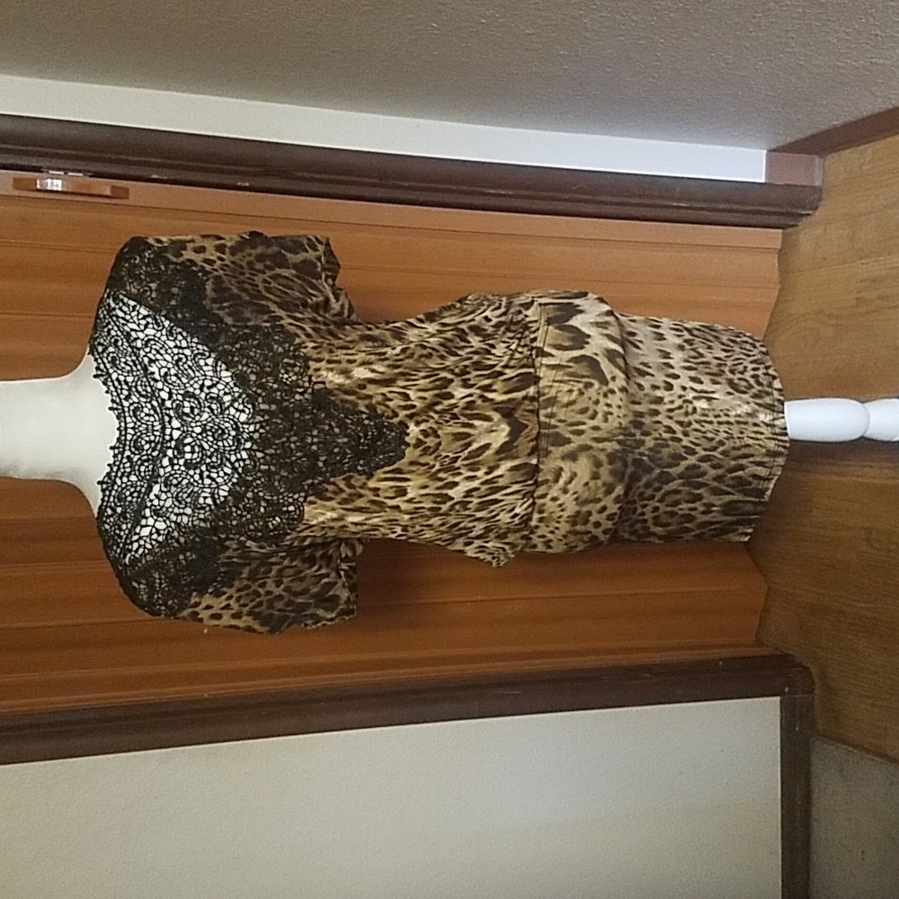 SABORA LEOPARD DRESS